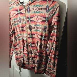 Crazy train full zip hooded sweatshirt